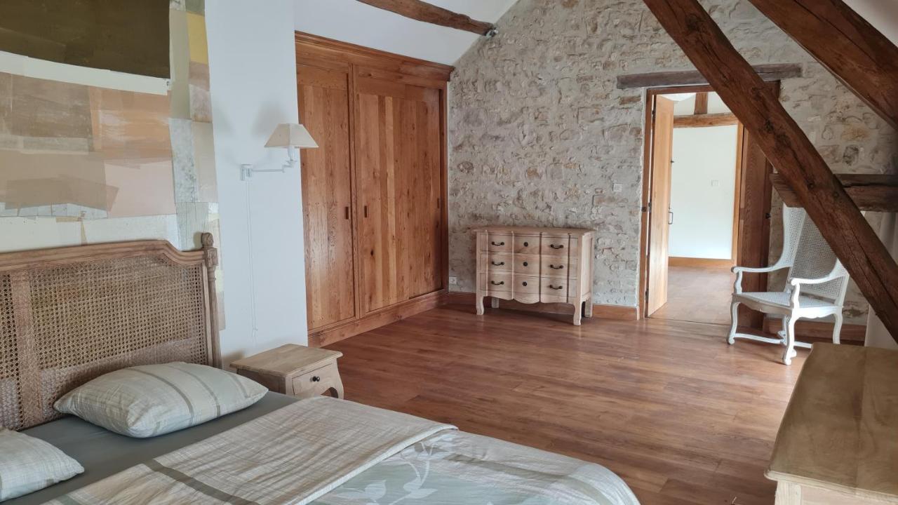 Villiers-sous-Grez Belle Maison Dans Corps De Ferme - Logement Gabriel מראה חיצוני תמונה